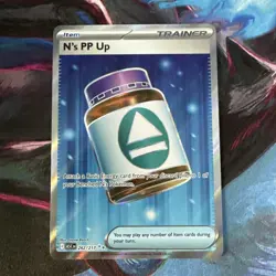 N's PP Up 262/217 Full Art Ultra Rare Pokemon Ascended Heroes ENGLISH NM - Image 2