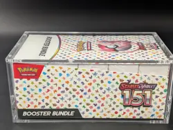 Pokemon 151 SV3.5 Booster Bundle Display Factory Sealed Case W/Acrylic Case - Image 4