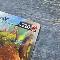 Pokemon Charizard V Full Art Promo Holo SWSH260 220 HP Fire Dragon - Image 3