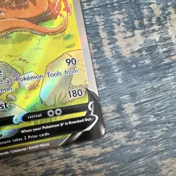 Pokemon Charizard V Full Art Promo Holo SWSH260 220 HP Fire Dragon - Image 4