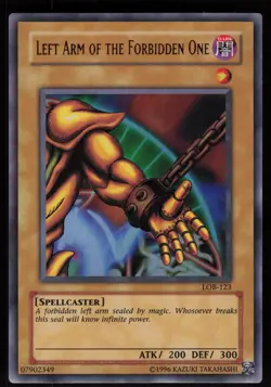 Left Arm of the Forbidden One LOB-123 Ultra Rare Yu-Gi-Oh - Image 1