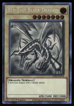Red-Eyes Black Dragon GFP2-EN176 Ghost Rare 1st edition Yu-Gi-Oh - Image 1