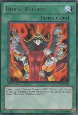 Burst Return - LCGX-EN084 - Rare - 1st Edition x1 - Lightly Played - Image 1