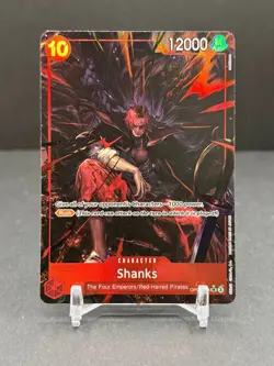 Shanks Alt Art Super Rare - Emperors in the New World #OP09-004 SR One Piece TCG - Image 1