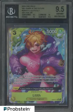 2024 One Piece 500 Years in the Future Alt Art Foil #111 Lilith BGS 9.5 GEM MINT - Image 1