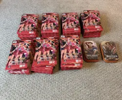 Lot Of 75 ONE PIECE Heroines EB-03 Sleeved Booster Packs English & 2 Op-13 Tins - Image 2
