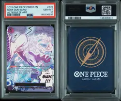 One Piece CCG Gum-gum Giant PRB01 Alt Art OP-09-078 PSA 10 English Gem Mint - Image 3