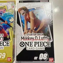 Monkey.D.Luffy ST-08 & Yamato ST-09 English Starter Decks One Piece - Sealed New - Image 3