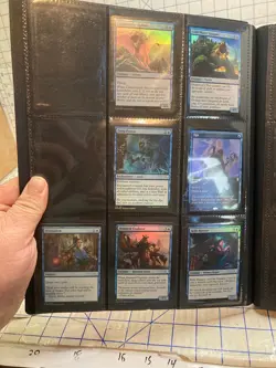 Lot of 2 Ultra Pro 9 Pocket Binders + 65 Foil Magic the Gathering Cards Garruk - Image 5