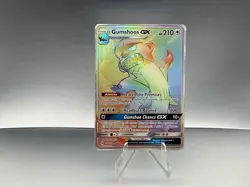Pokemon Gumshoos GX TCG Secret Rare Card 157/149 SM Base Set - Image 1