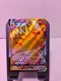 Pokemon TCG Crown Zenith Pikachu VMAX SWSH286 Black Star Promo Card - Image 1