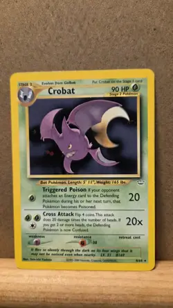 mixed lot 7 Pokemon neo genesis / neo revelation / neo discovery cards - Image 5