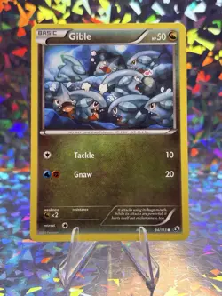Gible Legendary Treasures 94/113 MP-LP Pokemon Card - Image 1
