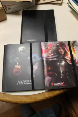 Magic the Gathering 9 Pocket Binders x3 Holds 360 Cards each - Used - Image 1