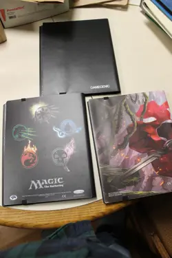 Magic the Gathering 9 Pocket Binders x3 Holds 360 Cards each - Used - Image 2