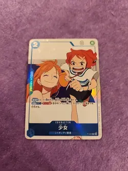 One Piece TCG Fan Letter Magazine Girl (Nami) Promo Card P-096 Japanese - Image 1