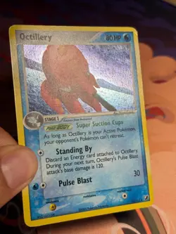 Octillery Holo Rare 10/115 ex Unseen Forces 2005 LP+ Pokemon Card SWIRL - Image 4