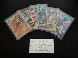 Lot of 5 Pokemon TCG Holo Cards for Cali4niatrading - Image 1