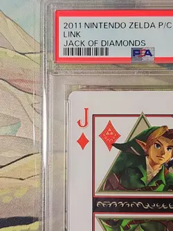 Legend of Zelda 2011 Link Jack of Diamonds PSA 10 Gem Mint Trading Deck Card - Image 3