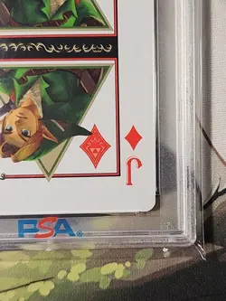 Legend of Zelda 2011 Link Jack of Diamonds PSA 10 Gem Mint Trading Deck Card - Image 5