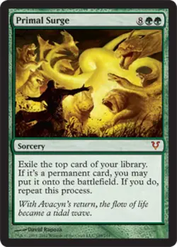 1 x Primal Surge - Avacyn Restored - Moderate Play - MTG - Image 1