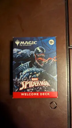 Magic: The Gathering Spider-Man Welcome Deck Venom Black Sealed Brand New - Image 1