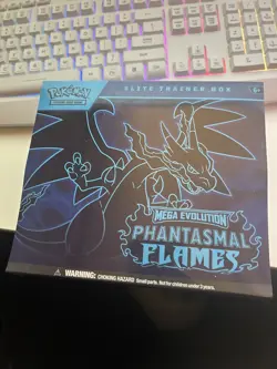 Pokemon Mega Evolution Phantasmal Flames Elite Trainer Box ETB Sealed - Image 1