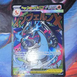 Pokemon Mega Charizard X EX Full Art Promo Holo 023 Me: Mega Evolution 360 HP - Image 1