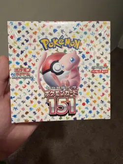 Pokemon Scarlet & Violet 151 Booster Box Japanese Sealed 2023 Mew - Image 1
