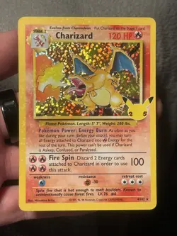Charizard 4/102 Celebrations: Classic Collection Holo Pokemon - Image 1