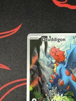 Druddigon 151/086 (NM) Illustration Rare White Flare Full Art Holo Pokemon Card - Image 4