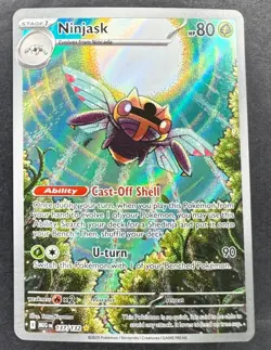 Ninjask Illustration Rare ME01 Mega Evolution 137/132 NM Pokemon TCG Holo - Image 1