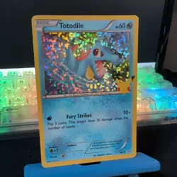 POKEMON - TOTODILE 18/25 - HOLO PROMO - MCDONALD'S 25TH ANNIVERSARY - Image 2