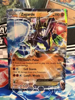 Pokemon TCG Zygarde EX 54/124 XY Fates Collide Ultra Rare - LP - Image 1