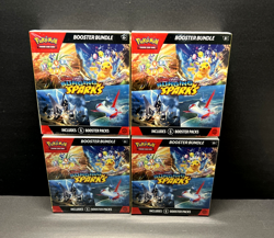 4x Pokemon TCG Surging Sparks Booster Bundle New Factory Sealed. - Image 1