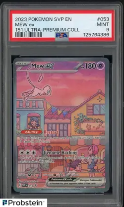 2023 Pokemon SVP EN 151 Ultra Premium Collection #053 Mew ex PSA 9 - Image 1