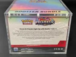 Pokemon SV8.5 Prismatic Evolutions Sealed Booster Bundle Display W/Acrylic Case - Image 3
