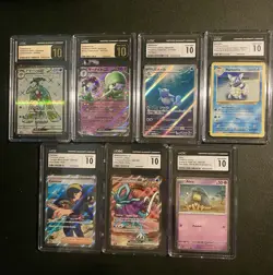 Lot Of Pokemon CGC GEM MINT 10/ PRISTINE 10 Slabs - Image 1