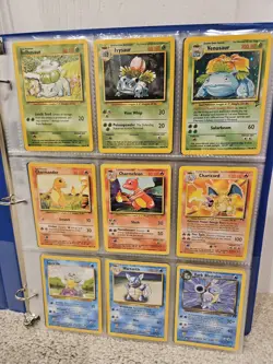 Original Pokemon Complete 151/150 Base Fossil Jungle 16x Holos 1st Vintage NICE - Image 1