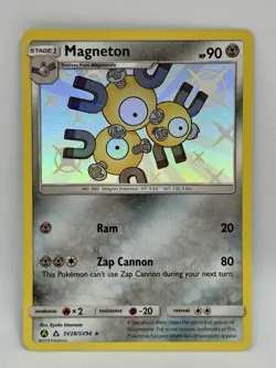 Magneton SV28/SV94 Holo Rare Hidden Fates Shiny Vault Pokemon Near Mint NM - Image 1