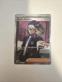 Boss’s Orders 256/217 Ultra Rare Full Art Pokemon TCG Ascended Heroes NM - Image 1