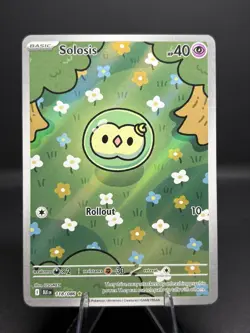 Pokemon TCG Solosis 118/086 Scarlet & Violet Black Bolt Illustration Rare - Image 1