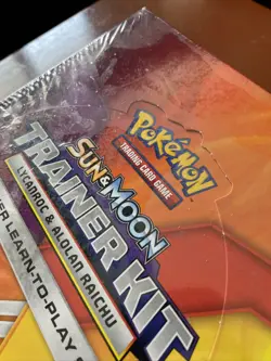Pokemon TCG Sun & Moon Trainer Kit Lycanroc & Alolan Raichu Box of 8 Packs - NEW - Image 3