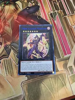 Ebon Illusion Magician (Blue) - LDS3-EN091 - Ultra Rare - 1st Edition NM Yugioh - Image 1