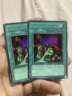 x2 YuGiOh! - Second Coin Toss LOD-083 1st Edition Common - Image 1