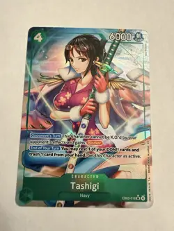 TASHIGI - SR (Alternate Art) EB03-018 - EB03 One Piece Heroines Addition NM/M - Image 1