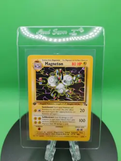 Magneton 26/62 1st Edition Fossil Non Holo Rare 1999 English Pokemon Card WoTC - Image 3