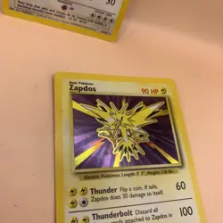 1999 Pokemon TCG Base Set Zapdos Holo Rare Card 16/102 & Snorlax 27/64 - Image 4