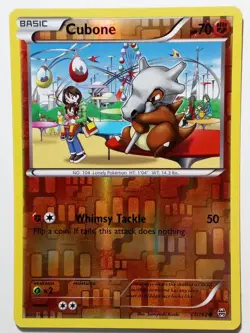 REVERSE HOLO Cubone 77/162 VLP/NM XY Breakthrough Pokemon Card Sumiyoshi Kizuki - Image 1