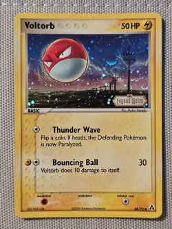 2006 Voltorb 68/92 Ex Legend Maker STAMPED HOLO Pokemon Card - Image 1